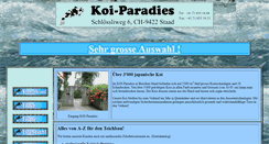 Desktop Screenshot of koi-paradies.ch